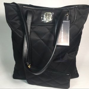 Tommy Hilfiger Tote handbag with clutch black